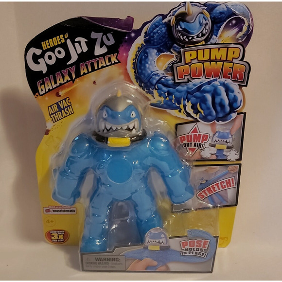 Heroes of Goo Jit Zu Galaxy Attack Pump Power - Air Vac Thrash Stretch - Picture 2 of 3